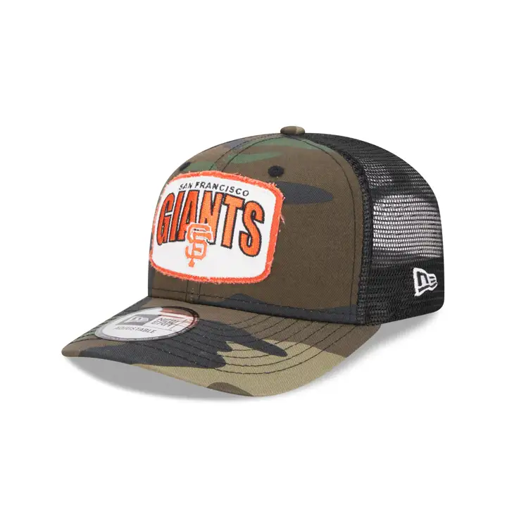 San Francisco Giants MLB NEW ERA CASQUETTE TRUCKER CAMOUFLAGE camo/bl