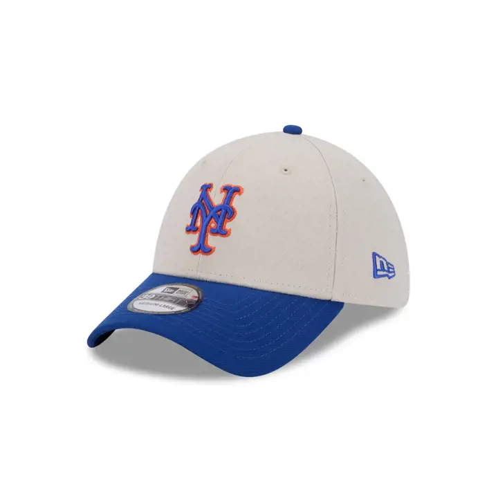 New York Mets MLB NEW ERA 2 TONE STONE 39THIRTY pierre/bleu roi