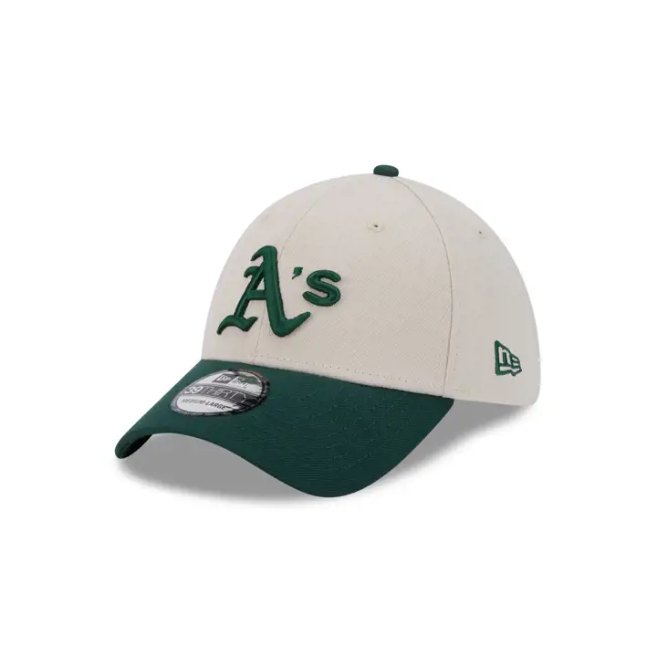 Oakland Athletics MLB NEW ERA 2 TONE STONE 39THIRTY pierre/ d