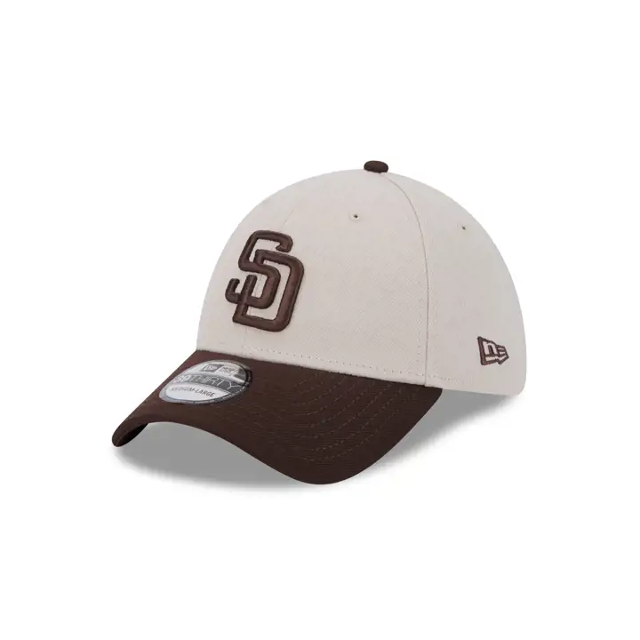 San Diego Padres MLB NEW ERA 2 TONE STONE 39THIRTY pierre/ marron