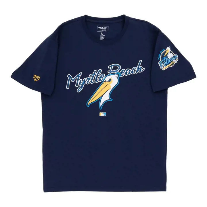 T-shirt mode EFF MiLB Myrtle Beach Pelicans marine