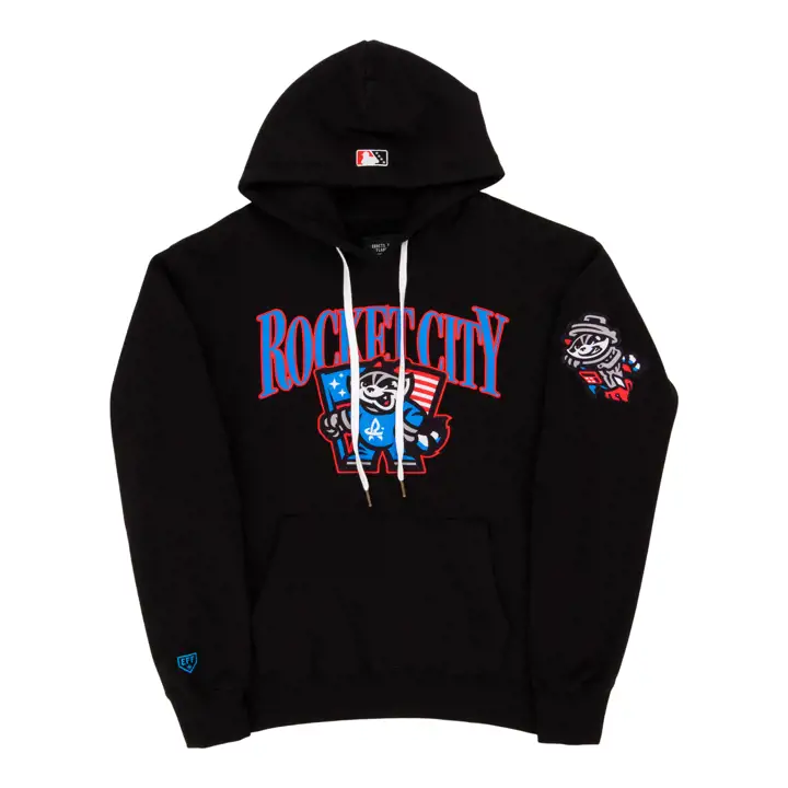 Sweat à capuche EFF MiLB Rocket City Trash Pandas BLK