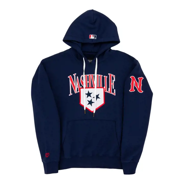Sweat à capuche bleu marine MiLB EFF des Sounds de Nashville