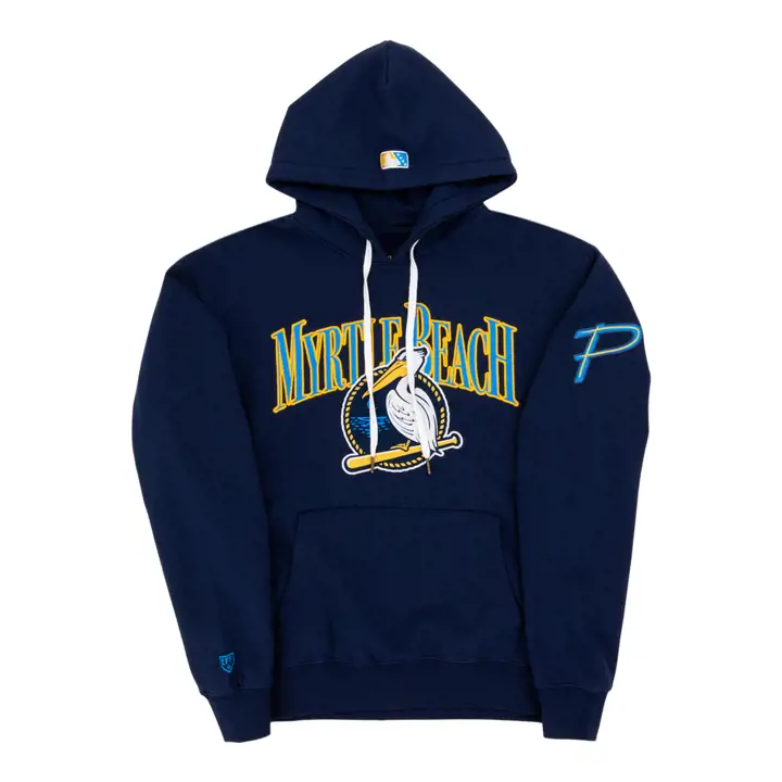 Sweat à capuche bleu marine Myrtle Beach Pelicans EFF MiLB