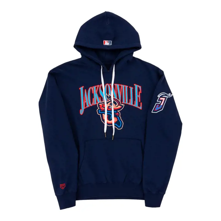 Jacksonville Jumbo Shrimp EFF MiLB Sweat à Capuche Marine