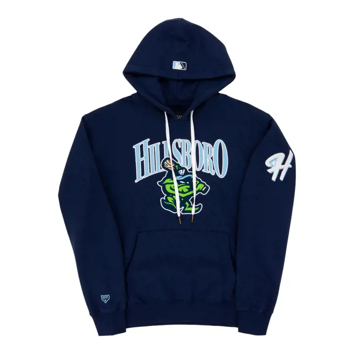Hillsboro Hops EFF MiLB Sweat à capuche marine