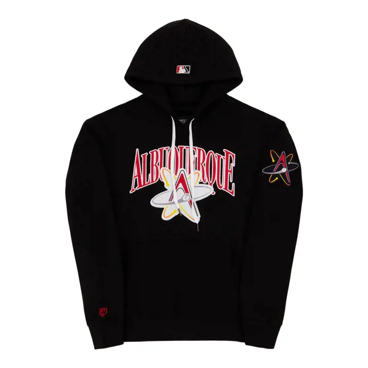 Sweat à capuche Isotopes d'Albuquerque EFF MiLB NOIR