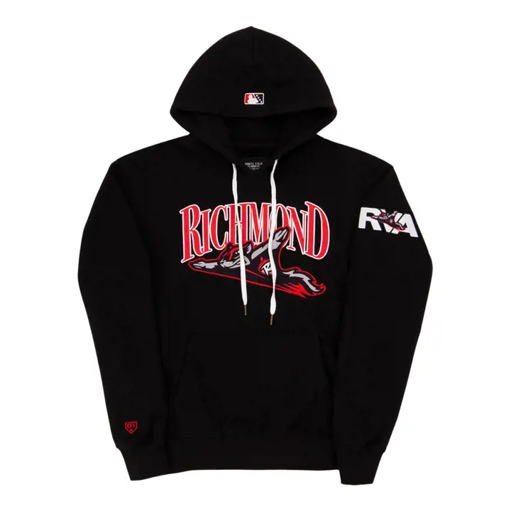Richmond Flying Squirrels EFF MiLB Hooded Sweatshirt BLK