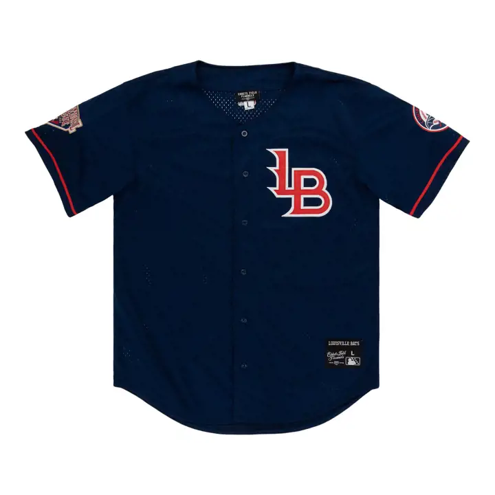 Maillot boutonné Louisville Bats EFF MiLB marine