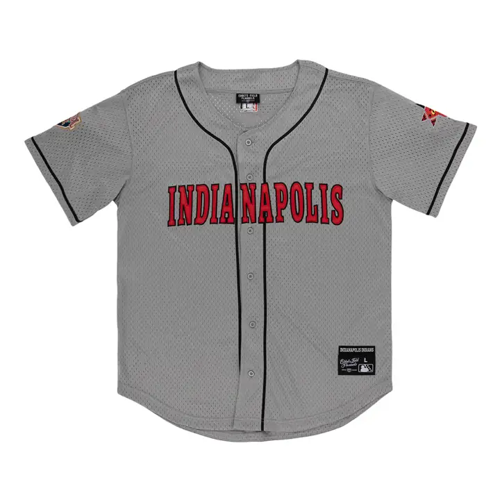 Maillot boutonnage Indianapolis Indians EFF MiLB GRY
