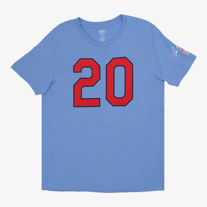 Lou Brock T-shirt EFF COL BLEU
