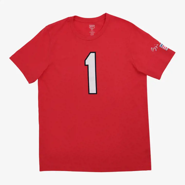 T-shirt Ozzie Smith EFF ROUGE