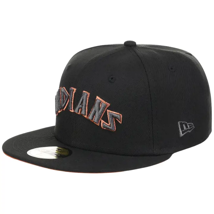 Cleveland Indians MLB Ring of Fire 59FIFTY NOI/CUIVRE