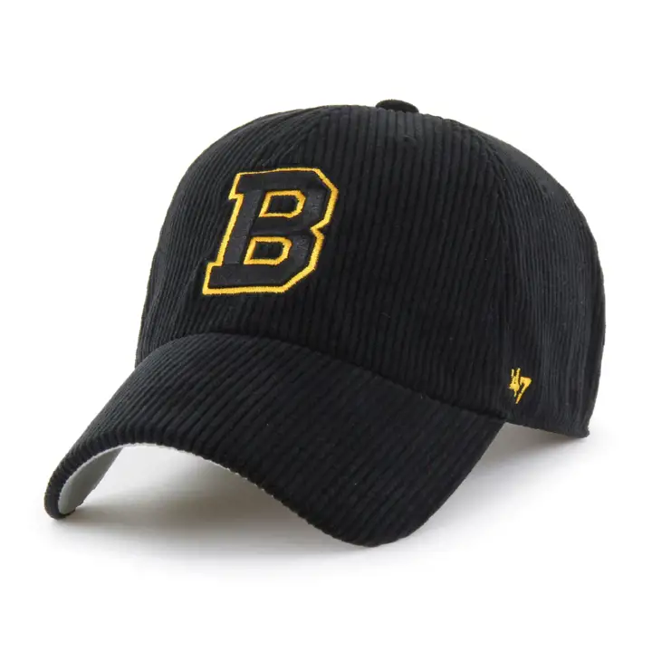 CASQUETTE VINTAGE NOIRE RÉGLABLE NHL 47 CLEAN UP BOSTON BRUINS