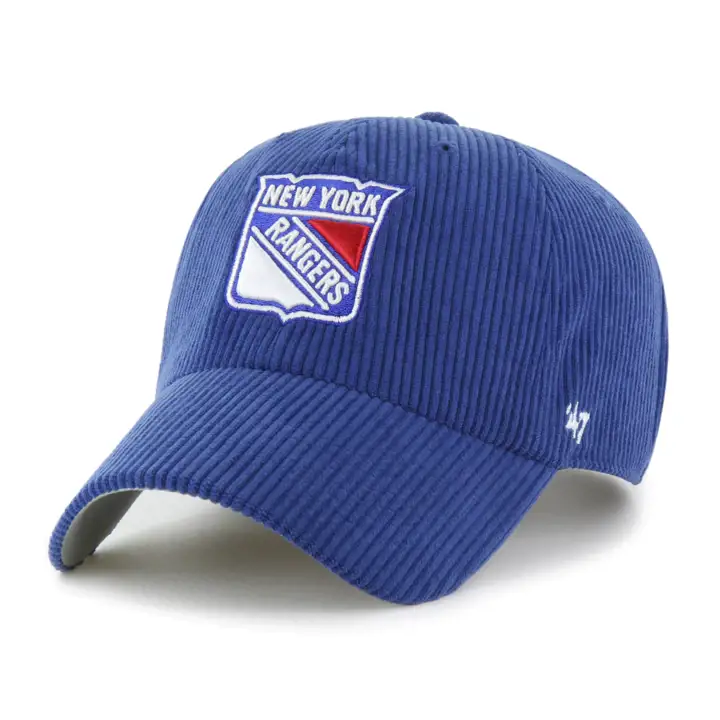 NEW YORK RANGERS LNH CASQUETTE CORD 47 CLEAN UP RBL