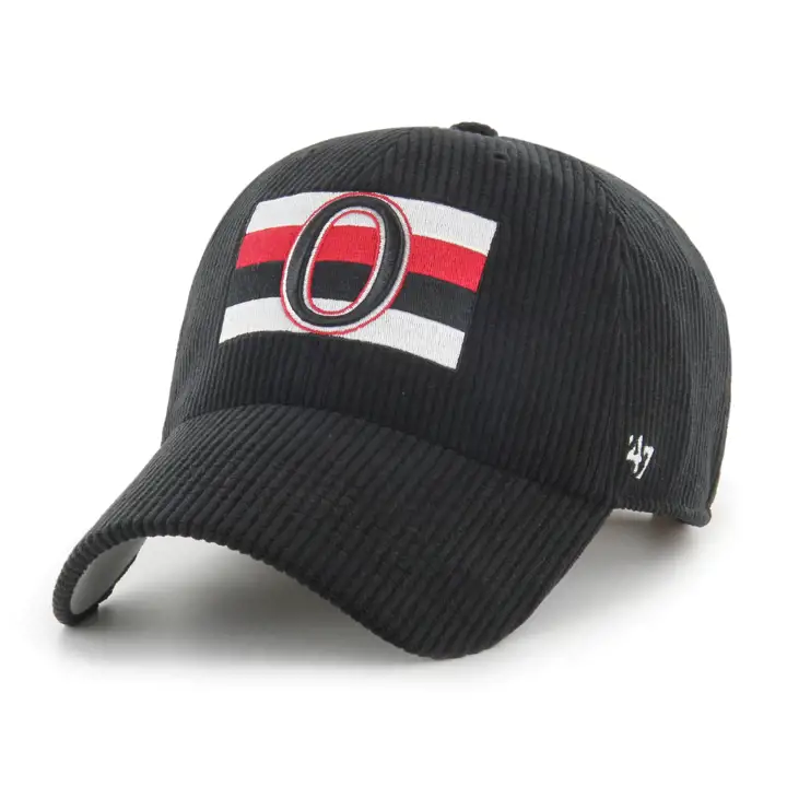 OTTAWA SENATORS LNH CORDON 47 CLEAN UP Vintage NOIR