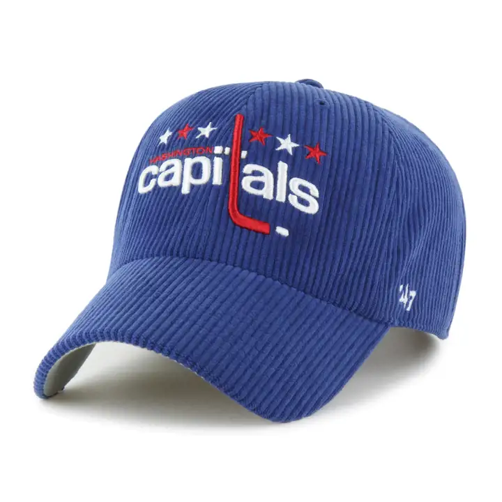 WASHINGTON CAPITALS LNH CASQUETTE EN CORDE 47 CLEAN UP Vintage RBL