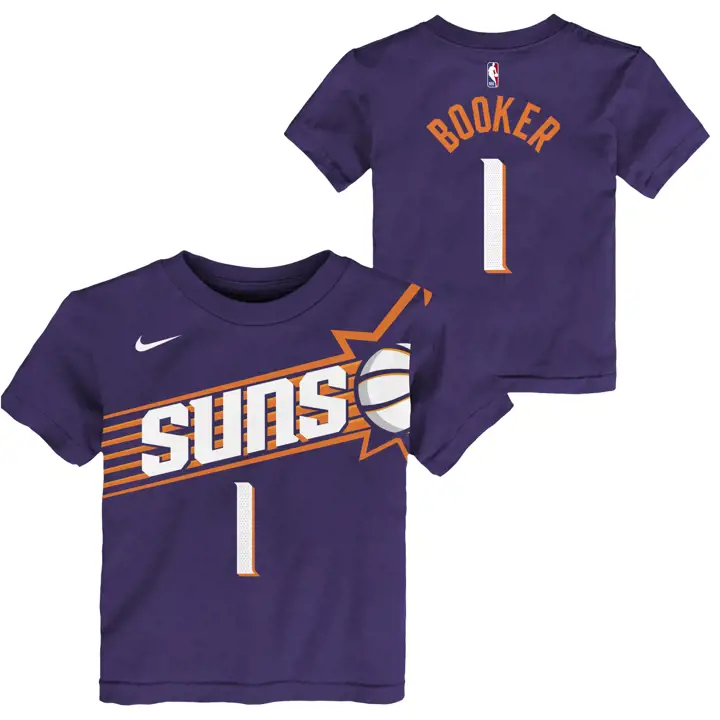 T-shirt Phoenix Suns NBA pour enfant en bas âge N&N Devin Booker VIOLET