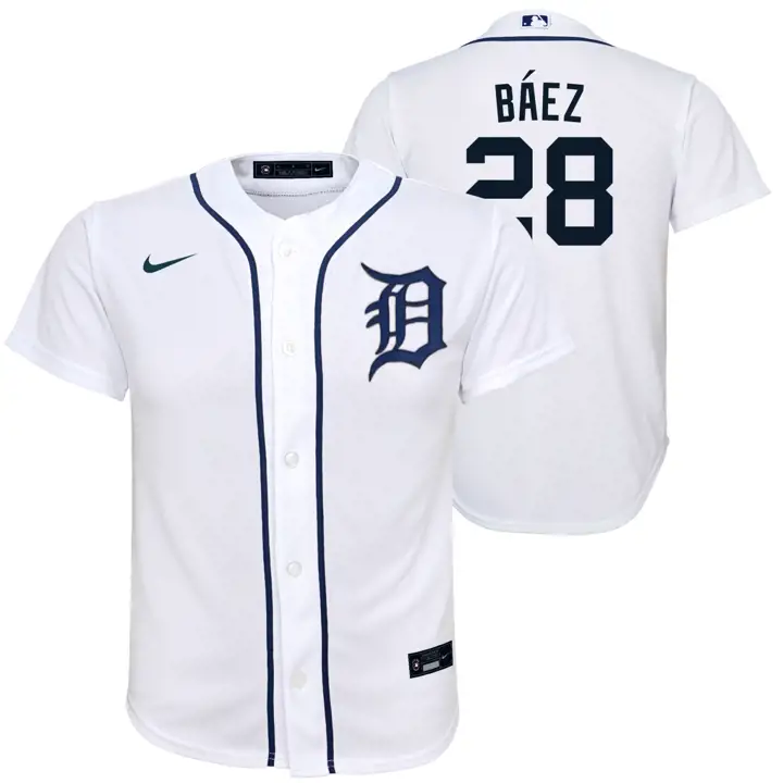 Maillot de joueur réplique pour enfant MLB Detroit Tigers Javier Baez BL
