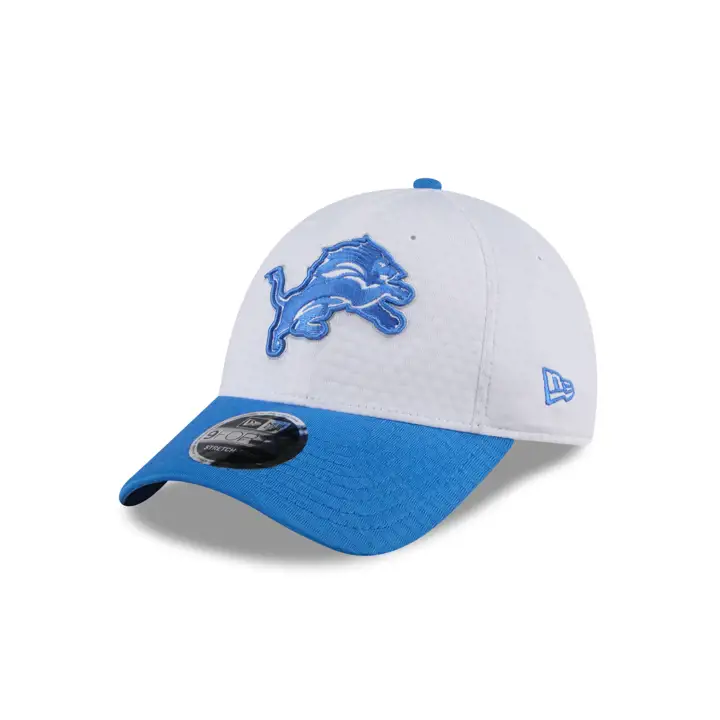 Casquette 9FORTY NFL Training Detroit Lions 24 SS Blanc