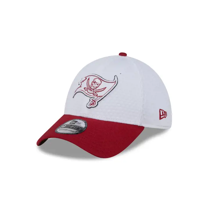 Casquette NFL Training 39THIRTY Blanche Tampa Bay Buccaneers 24