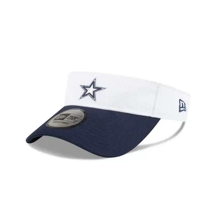 Visière d'entraînement NFL Dallas Cowboys 24 WHT