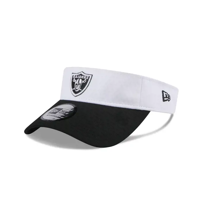 Visière d'entraînement NFL Las Vegas Raiders 24 WHT