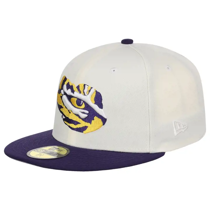 LSU Tigers NCAA Bowl Game 59FIFTY GRISFONCÉ/VIOLET/GRIS