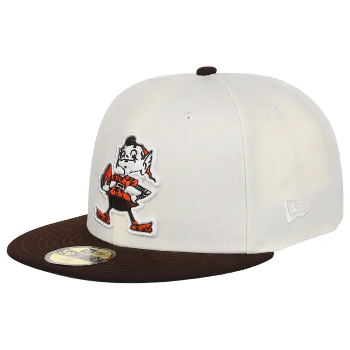 Cleveland Browns NFL Chrome Pro Bowl 59FIFTY DKGRY/BRN/KGRN