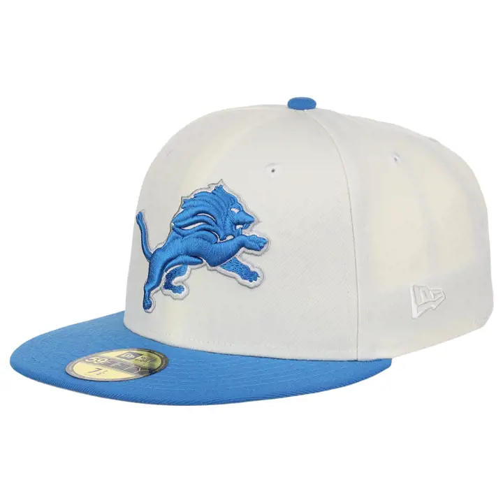 Casquette Detroit Lions NFL Chrome Pro Bowl 59FIFTY GRISFONCÉ/BLEU/GRIS
