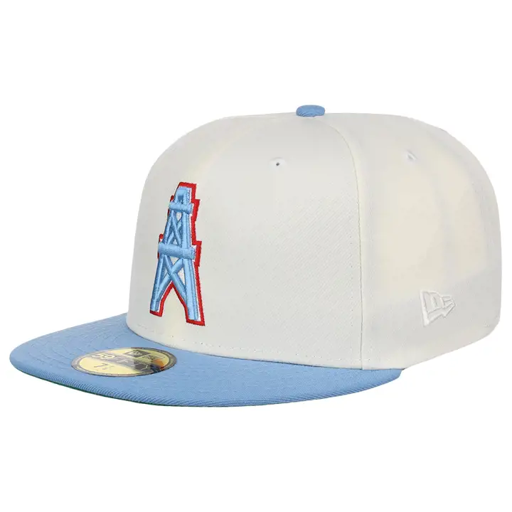 Houston Oilers NFL Chrome Pro Bowl 59FIFTY DKGRY/LBL/KGRN