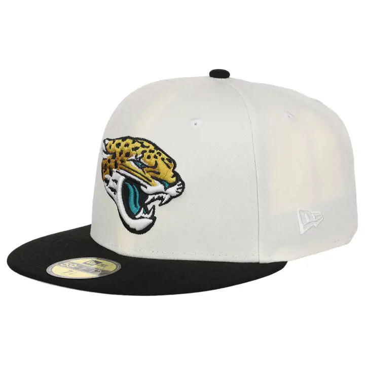 Jacksonville Jaguars NFL Chrome Pro Bowl 59FIFTY DKGRY/BLK/G