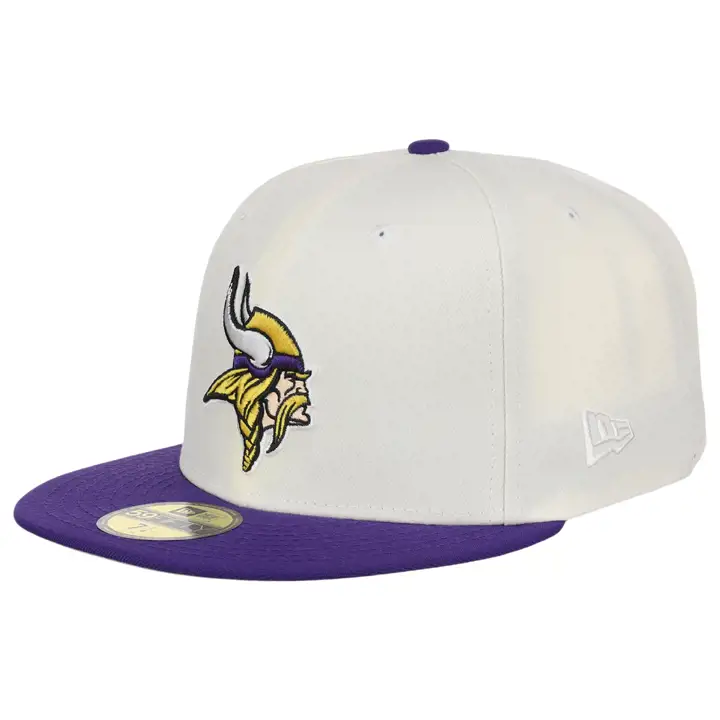 Minnesota Vikings NFL Chrome Pro Bowl 59FIFTY DKGRY/PUR/GRY