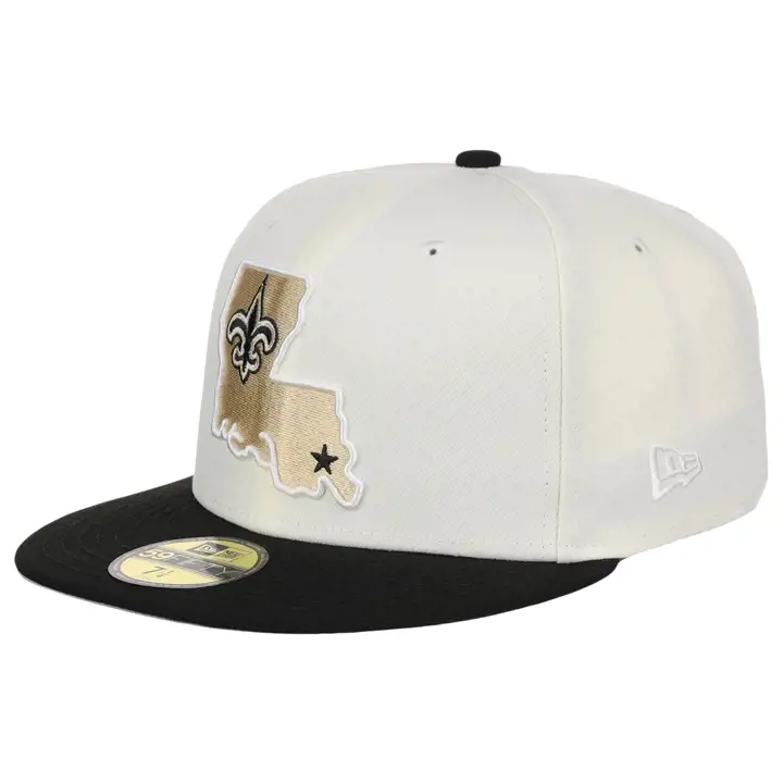 New Orleans Saints NFL Chrome Pro Bowl 59FIFTY DKGRY/BLK/GRY