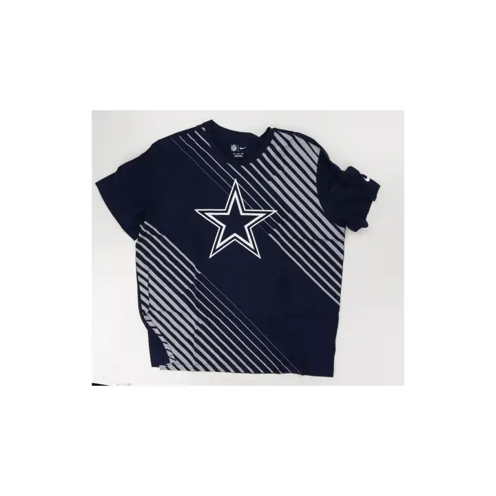 T-shirt Cowboys de Dallas motif intégral YARDLINE marine