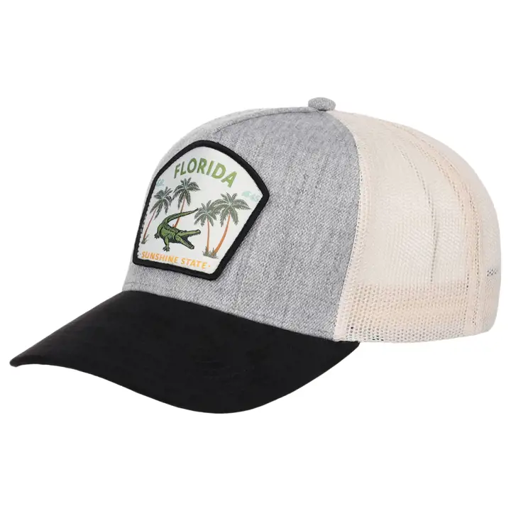 Florida Local Patch Two-Tone Trucker GRY/BLK