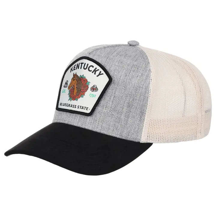 Kentucky Local Patch Two-Tone Trucker GRY/BLK