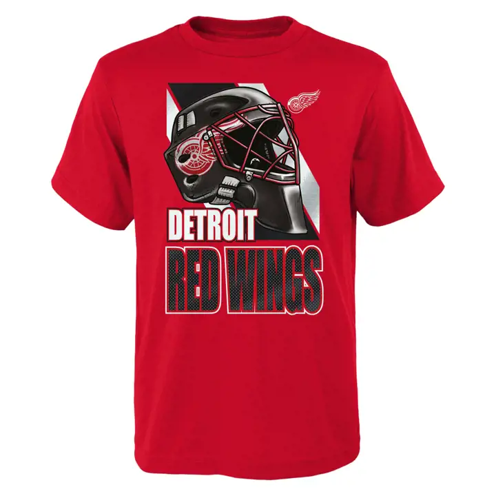 T-shirt rouge Detroit Red Wings LNH avec bonnet de jeune