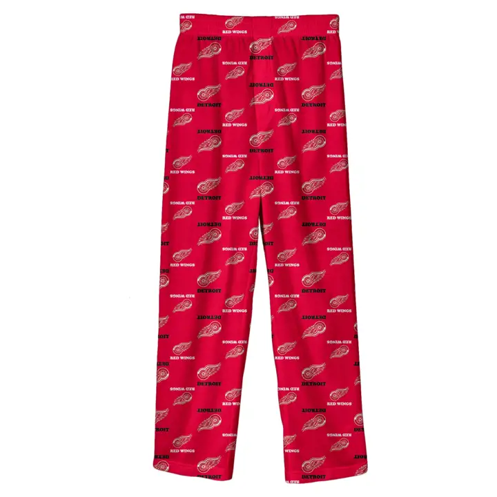 Pantalon de pyjama des Red Wings de Détroit de la LNH pour jeune, rouge