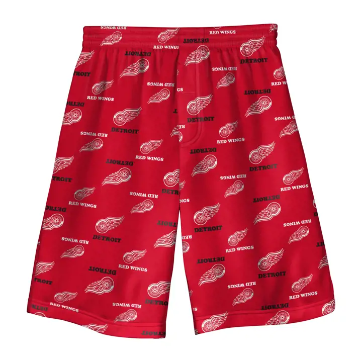 Short de pyjama rouge des Red Wings de Détroit pour jeunes de la LNH