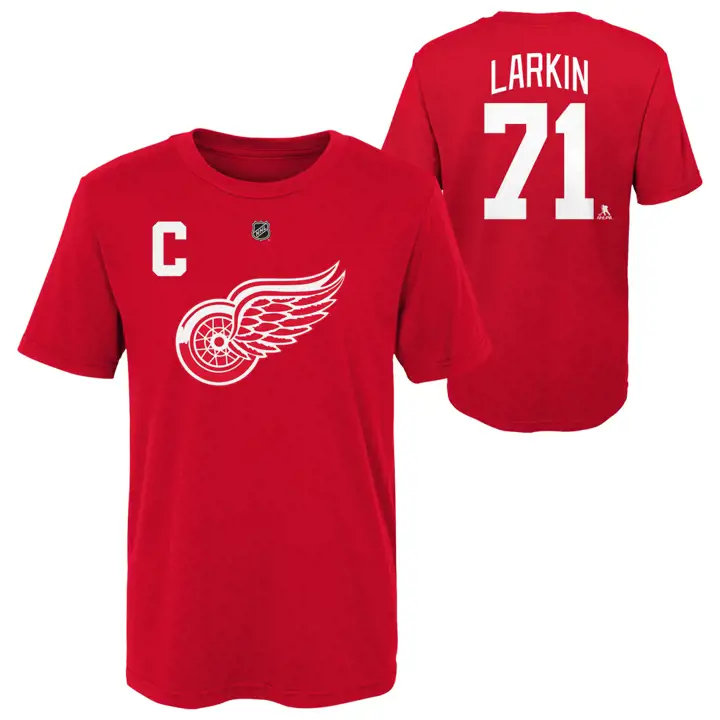 T-shirt enfant joueur N&N Rouge Detroit Redwings NHL