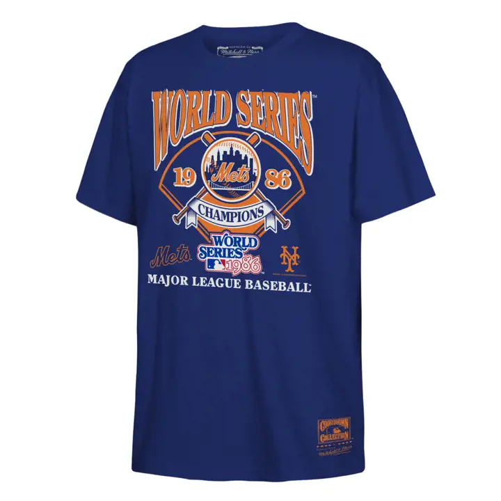 T-shirt New York Mets MLB Youth M&N Series Winners BLEU