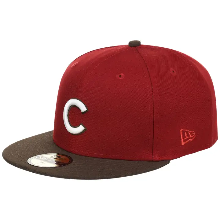 Casquette 59FIFTY MLB Take-Out des Chicago Cubs Rouge/MARRON/GRIS