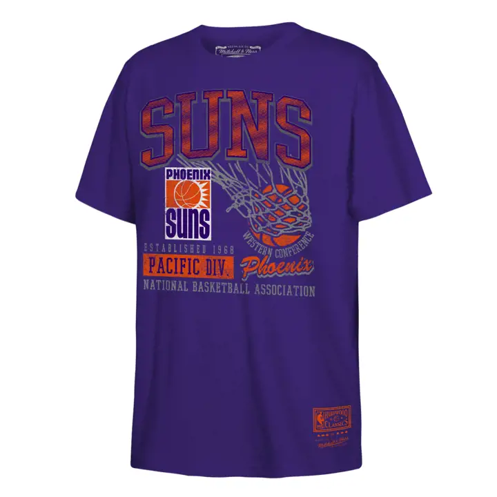 TEE-SHIRT NBA Phoenix Suns M&N Swoosh Jeunesse VIOLET