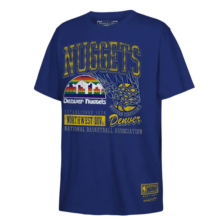 DENVER NUGGETS NBA T-shirt Jeunesse M&N Swoosh BLEU