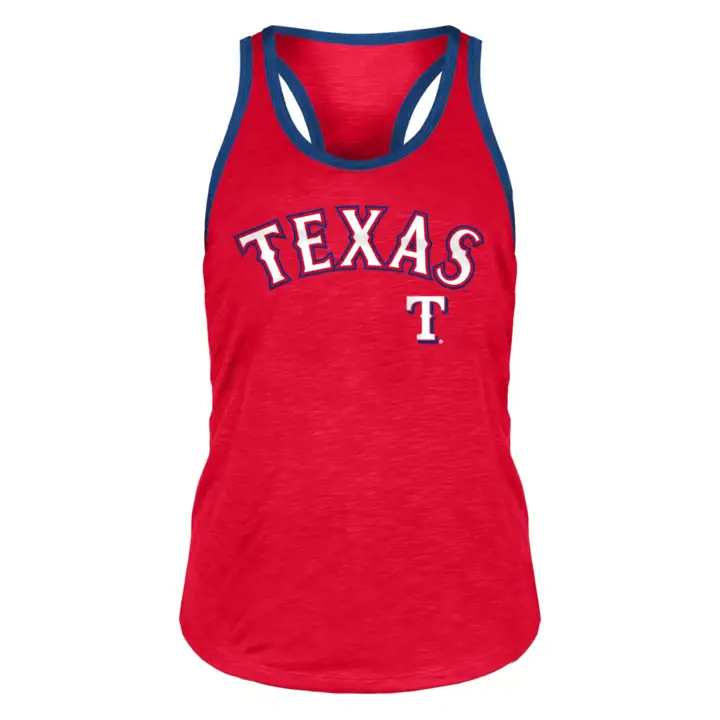 Débardeur dos nageur femme MLB Texas Rangers 23 Rouge
