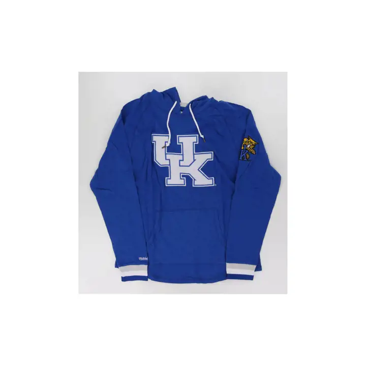 KENTUCKY WILDCATS NCAA SWEAT-SHIRT À CAPUCHE MANCHES LONGUES LÉGENDAIRE SLUB RBL