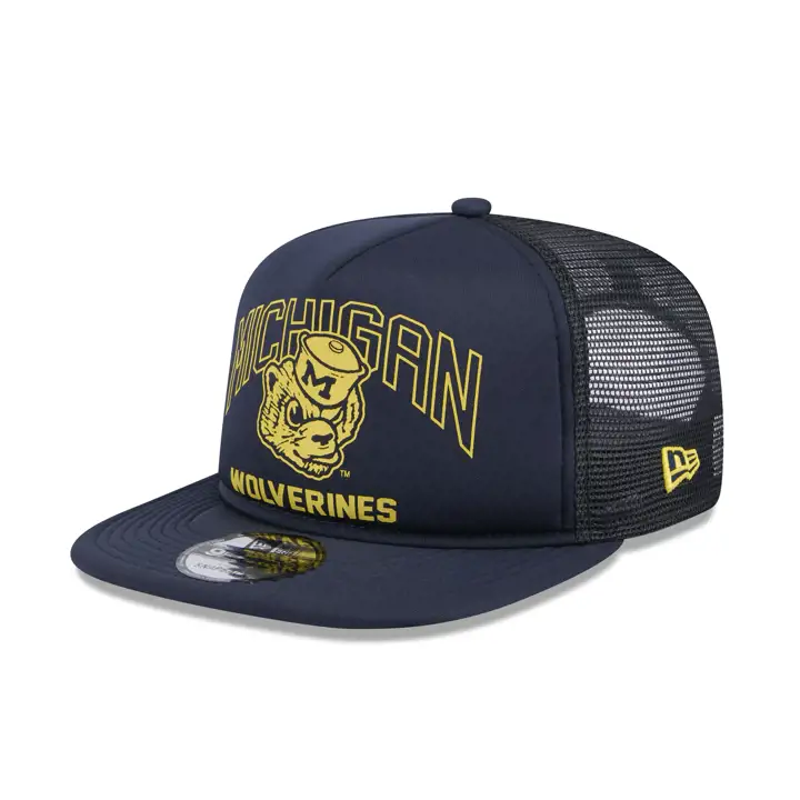 Casquette en mousse Michigan Wolverines NCAA 950 Mesh marine