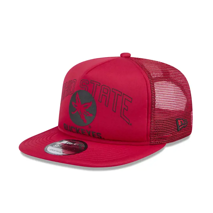 Casquette en mousse rouge 950 mesh NCAA Ohio State Buckeyes