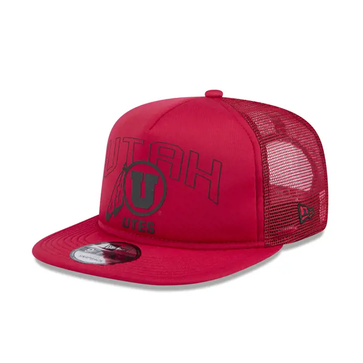 Casquette en mousse rouge Utah Utes NCAA 950 en maille